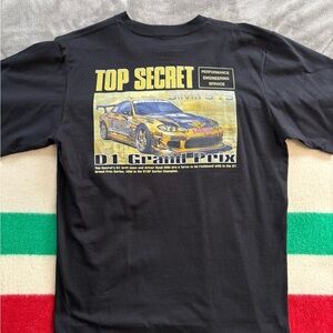 Black Top Secret D1 Grand Prix T-Shirt